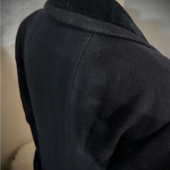 JGHook Long Black Trench Coat - Picture 5 of 16